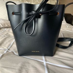 Mansur Gavriel Black Mini Bucket purse